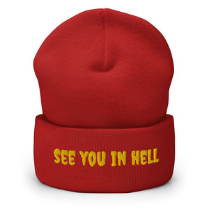 See You In Hell Beanie
