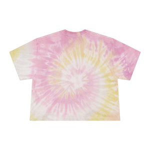 Please Don't Touch The Artist - Tie-Dye Crop Tee