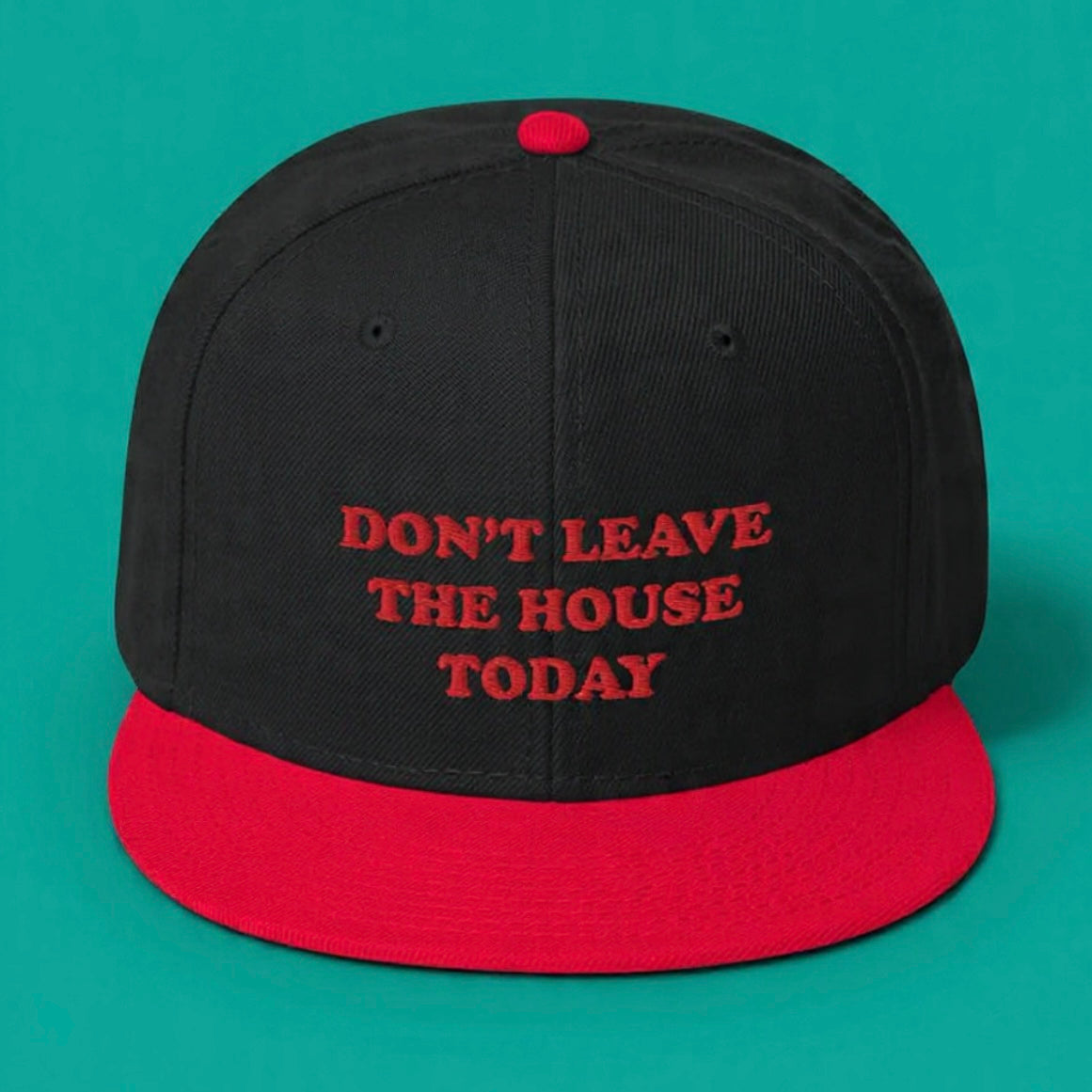 Don't Leave The House Today Snapback