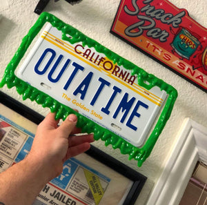 Slime Time Vehicle License Plate Frame