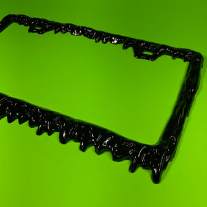 Slime Time Vehicle License Plate Frame