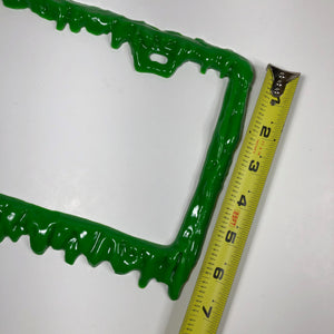 Slime Time Vehicle License Plate Frame