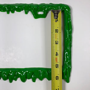 Slime Time Vehicle License Plate Frame