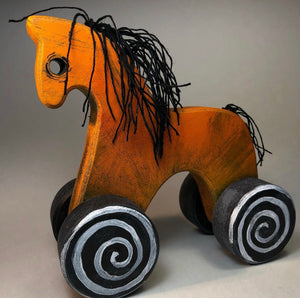 Ziggy The Wooden Horse - One Off Piece