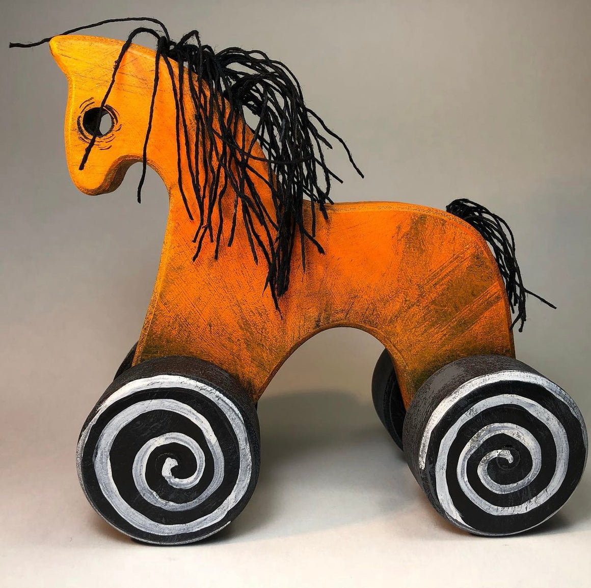 Ziggy The Wooden Horse - One Off Piece
