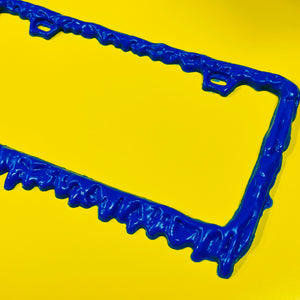 Slime Time Vehicle License Plate Frame